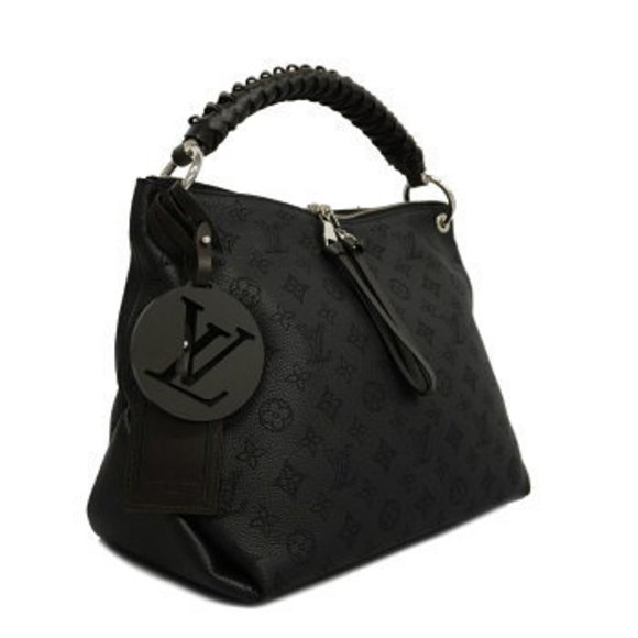 Louis Vuitton Mahina Beaubourg Hobo Handbag Black - Picture 2 of 8